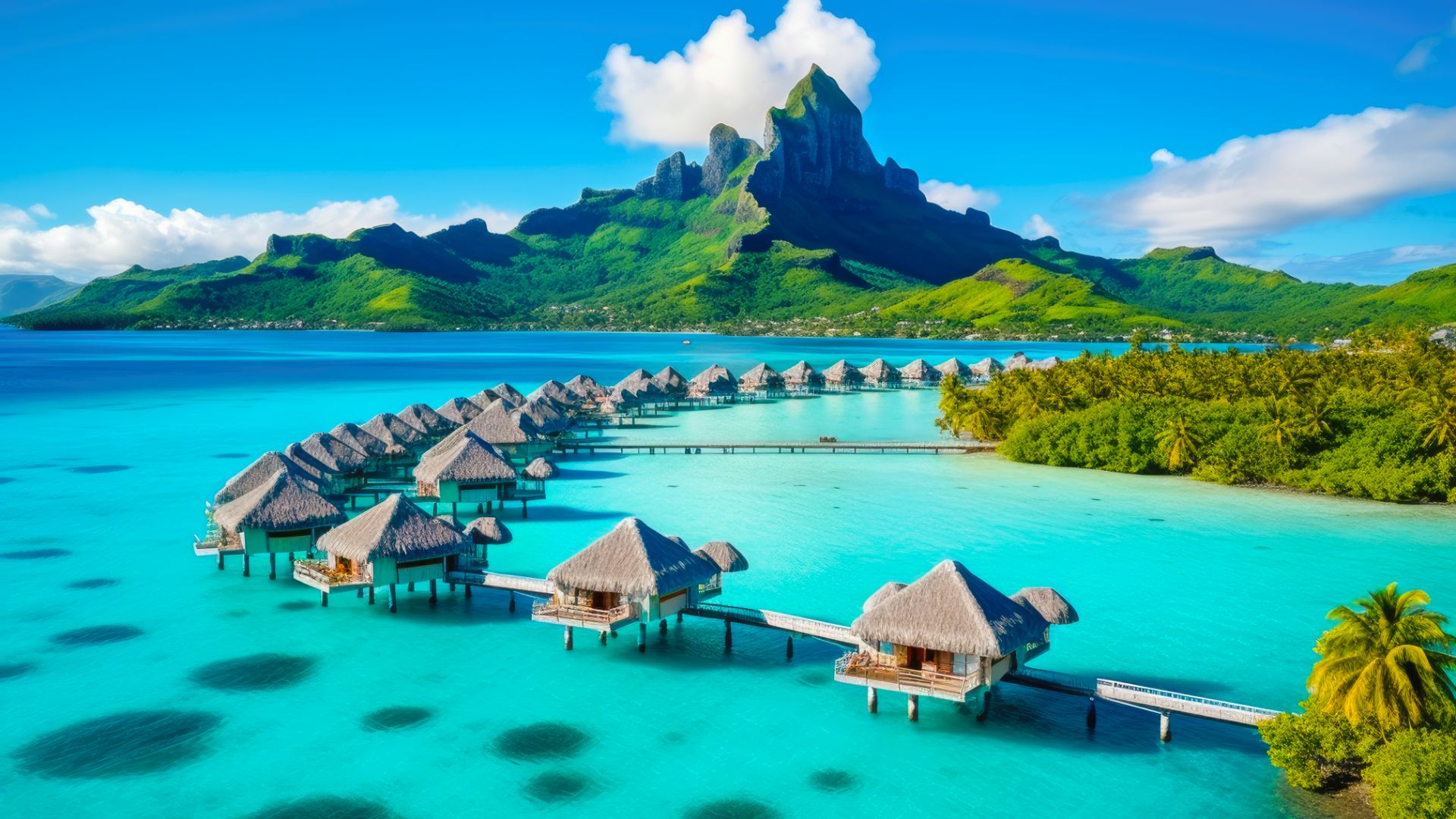  tropical island Bora Bora 