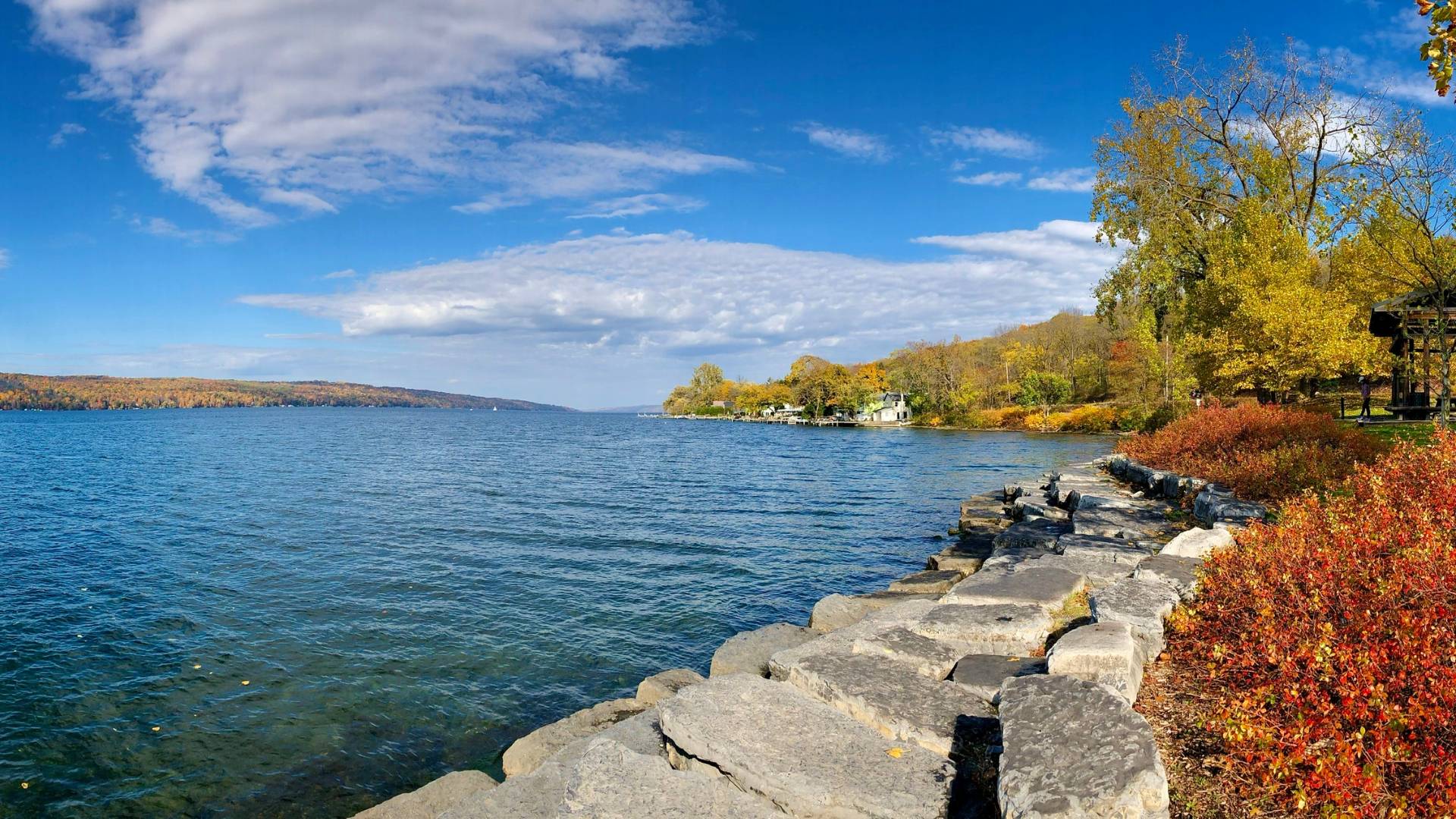 Finger Lakes Holidays 2024 2025 Travelbag View Of The Cayuga Lake From The East Shore Park At The Town Of Ithaca Finger Lakes New York